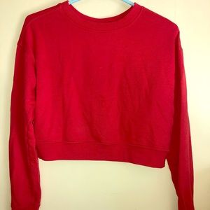 Cropped Red Sweater